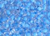 50g 2/0 Crystal Colorlined Blue Seed Beads