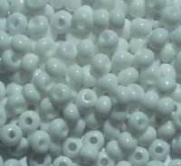 50g 2/0 Opaque White Seed Beads