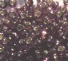 20 Gram Vial of 2/0 Mixed Silverlined Amethyst Mix