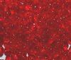 50g 2/0 Transparent Red Seed Beads