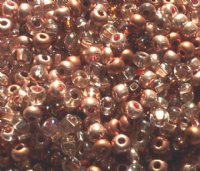 50g 6/0 Copper Multi Mix Seed Beads