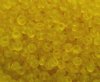 50g 6/0 Transparent Matte Yellow Seed Beads