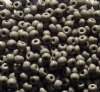 50g 6/0 Opaque Grey Seed Beads