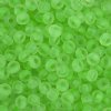 50g 6/0 Transparent Matte Neon Green Seed Beads