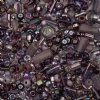 50 Grams Mixed Amethyst Seed & Bugle Beads