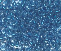50g 6/0 Metallic Blue Lined Crystal