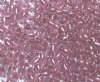 50g 6/0 Metallic Pink Lined Crystal 