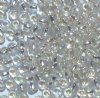 50g 6/0 Silver Lined Crystal AB Seed Beads