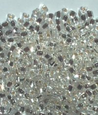 25g 3.5mmx 3.5mm Silver Lined Crystal Triangles