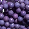16 inch strand of 10mm Round Purple Candy Jade Beads