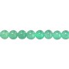 15 inch strand of 6mm Round Green Jade Beads