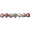 15 inch strand of 6mm Round Mexican Lace Agate Beads