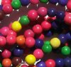 15 Inch Strand of 6mm Round Multi Dyed Magnesite Beads