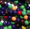 15 Inch Strand of 8mm Round Multi Dyed Magnesite Beads