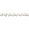 15.5 inch strand of 6mm Round White Tridacna Stone Shell Beads