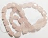 16 inch strand of 12x8mm Rose Quartz Nugget Beads