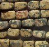 16 inch strand of 12x8mm Picture Jasper Nugget Beads