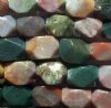16 inch strand of 18x12mm Faceted Indian Agate Nugget Beads