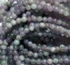 16 Inch Strand of 4mm Round Lilac Stone Beads