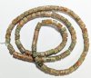 16 inch strand 4x4mm Autumn Jasper Tube Beads
