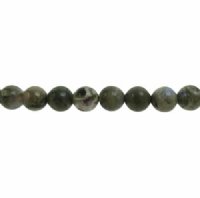 16 Inch Strand 6mm Round Rhyolite Beads