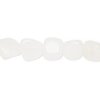 15 inch Strand of 7x8mm White Quartz Nugget Beads