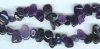 16 inch strand Large Top Side Drilled Amethyst Chips