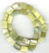 16 inch strand of 13x9mm New Jade Nugget Beads