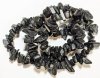 16 inch strand of Dyed Black Stone Chips
