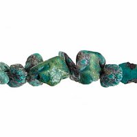 16 inch strand of Medium Chinese Turquoise Chips