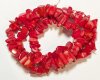 16 inch strand of Dyed Sea Bamboo Chips