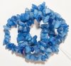 16 inch strand of Dyed Turquoise Candy Jade Chips