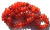 16 inch strand of 4x8mm Carnelian Smooth Rondelle Beads
