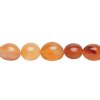 15 inch strand 8 to 12mm Carnelian Tumbled Nugget Beads