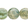 1 18mm Aqua Terra Jasper Flat Coin Bead