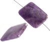 2, 18x13mm Dogtooth Amethyst Flat Rectangle Beads