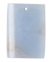 1, 25x18mm Angelite Flat Rectangle Pendant