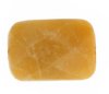 1 26x18x7mm Flat Faceted Honey Jade Rectangle Bead