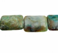 1, 30x22mm Peruvian Opal Rectangle Bead
