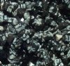 36 inch strand of Snowflake Obsidian Chips