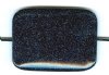 1 40x30mm Flat Rectangle Blue Stone Bead