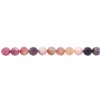 15 inch strand of 4 to 4.5mm Round Faceted Tourmaline Beads
