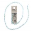 16 inch strand of 6mm Round Light Blue Agate Beads