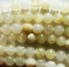 1,16 inch strand of 6mm Round Italian Onyx Beads