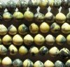 16 inch strand of 6mm Round Yellow Turquoise Beads
