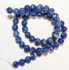 15 inch strand of 6 to 6.5mm Round Lapis Lazuli Beads