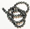 16 inch strand of 6mm Round Rainforest Jade Beads
