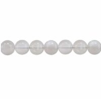 14 inch strand of 6 to 6.5mm Round Rainbow Moonstone Beads