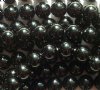 16 inch strand 8mm Round Black Obsidian Beads