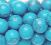 16 inch strand 8mm Howlite Turquoise Matrix Beads